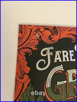 Grateful Dead Fare The Well GD50 Soldier Field Chicago 2015 Poster FOIL Sold Out