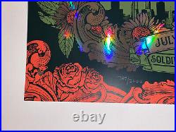 Grateful Dead Fare The Well GD50 Soldier Field Chicago 2015 Poster FOIL Sold Out