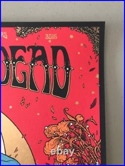 Grateful Dead Fare Thee Well 2015 Santa Clara CA 1st Edition Poster Beckett Mint