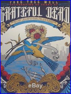 Grateful Dead Fare Thee Well 50th VIP Limited 3 Poster SET Justin Helton