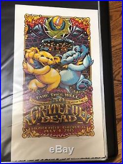 Grateful Dead Fare Thee Well AJ Masthay Triptych (ALL 3 PRINTS) Chicago