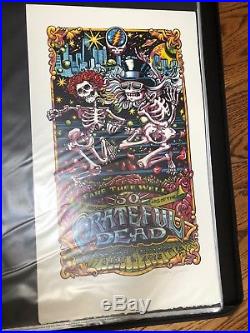 Grateful Dead Fare Thee Well AJ Masthay Triptych (ALL 3 PRINTS) Chicago