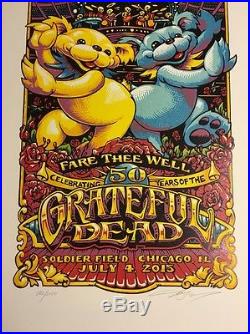 Grateful Dead Fare Thee Well Aj Masthay Poster 7/4/2015