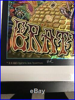 Grateful Dead Fare Thee Well CUSTOM FOIL 2015 Mike DuBois SIGNED AE