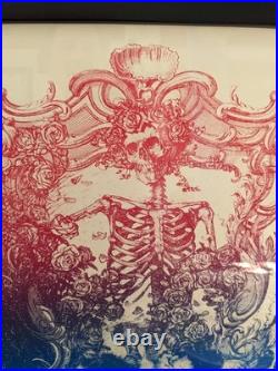 Grateful Dead Fare Thee Well Chicago 2015 Poster Print Kyle Baker 120/160 Framed