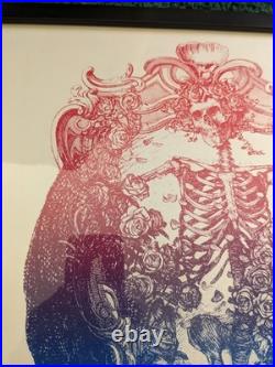 Grateful Dead Fare Thee Well Chicago 2015 Poster Print Kyle Baker 120/160 Framed