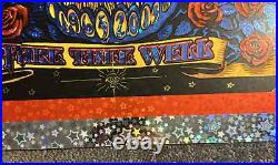 Grateful Dead Fare Thee Well Chicago 2015 Star Foil Gig Poster Biffle Uncut