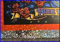 Grateful Dead Fare Thee Well Chicago 2015 Star Foil Gig Poster Biffle Uncut