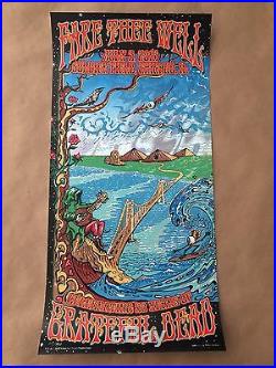 Grateful Dead Fare Thee Well Chicago Lava Foil Variant Poster Set Mint Condition