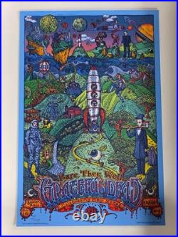 Grateful Dead Fare Thee Well David Welker Chicago Official Poster #1982/2015