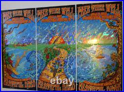 Grateful Dead Fare Thee Well Foil 2015 3 Show Poster Set Matching #