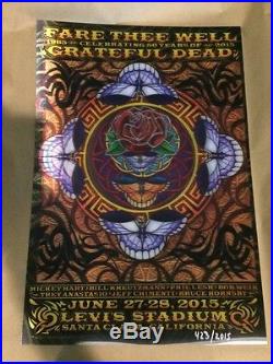 Grateful Dead Fare Thee Well GD50 Poster Art Print Michael Everett 3D Lenticular