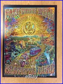 Grateful Dead Fare Thee Well Gd50 2015 Dubois Concert Poster Foil Ae Ftw