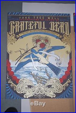 Grateful Dead Fare Thee Well Justin Helton Limited Edition VIP Poster set