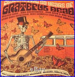 Grateful Dead Fare Thee Well Justin Helton VW Santa Clara VIP Poster Set GD50
