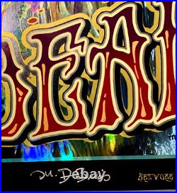 Grateful Dead Fare Thee Well Original Holographic Foil Dubois Signed Golden Road