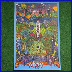 Grateful Dead Fare Thee Well Poster 7/3 7/4 7/5 2015 Soldier Field David Welker