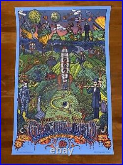 Grateful Dead Fare Thee Well Poster 7/3 7/4 7/5 2015 Soldier Field David Welker