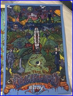 Grateful Dead Fare Thee Well Poster 7/3-7/5 2015 Soldier Field Welker #ed/2015