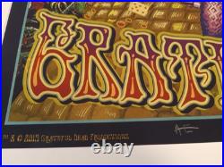 Grateful Dead Fare Thee Well Poster Holographic Foil Paper Signed M. Dubois