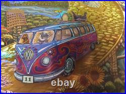 Grateful Dead Fare Thee Well Poster Holographic Foil Paper Signed M. Dubois