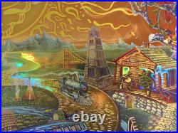 Grateful Dead Fare Thee Well Poster Holographic Foil Paper Signed M. Dubois
