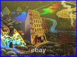 Grateful Dead Fare Thee Well Poster Holographic Foil Paper Signed M. Dubois