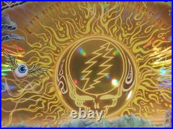 Grateful Dead Fare Thee Well Poster Holographic Foil Paper Signed M. Dubois