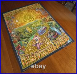 Grateful Dead Fare Thee Well Poster Holographic Foil Paper Signed M. Dubois