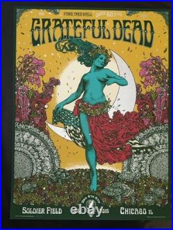 Grateful Dead Fare Thee Well Poster Santa Clara Richey Beckett Garcia Phish S/N