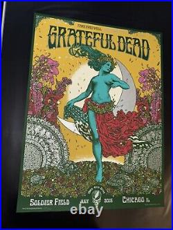 Grateful Dead Fare Thee Well Poster Santa Clara Richey Beckett Garcia Phish S/N