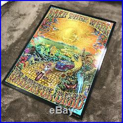 Grateful Dead Fare Thee Well Poster on Holographic Foil Paper M. DuBois (AE)