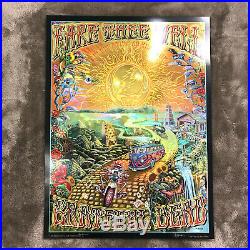 Grateful Dead Fare Thee Well Poster on Holographic Foil Paper M. DuBois (AE)