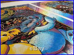 Grateful Dead Fare Thee Well Sparkle Foil Poster Set (3) Chicago 15 S/N Masthay