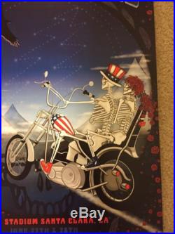Grateful Dead Fare Thee Well Taylor Swope Santa Clara Chicago GD50 2015 Poster