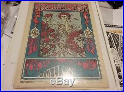 Grateful Dead Fd 26 (2) Skull & Roses Impecible Nmnt Pinhole Ea Corner 1 Top Vtg