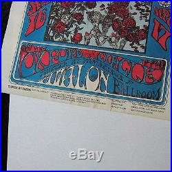Grateful Dead Fillmore Era Family Dog Handbill Flyer 1966 Mouse Skull & Roses