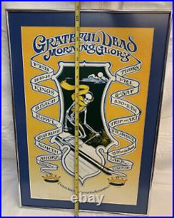 Grateful Dead Framed Art 17x24.75 GD Morning Glory Skeleton Skiing LE 4648/5000