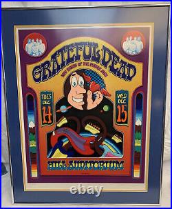 Grateful Dead Framed Art New Riders Purple Stage Gary Grimshaw Signed #90/500