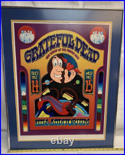 Grateful Dead Framed Art New Riders Purple Stage Gary Grimshaw Signed #90/500