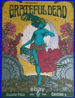 Grateful Dead GD 50 Fare Thee Well Soldier Field 2015 Limited Edition #/2000