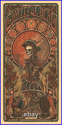 Grateful Dead GD2 Jack Straw Timed Edition Poster by Luke Martin PRESALE