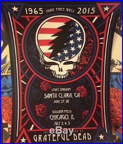Grateful Dead GD50 Fare Thee Well Jimmy Bryant Poster