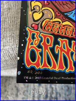Grateful Dead GD50 Foil Triptych Poster Chicago, IL July 2015 Mike Dubois 50/500