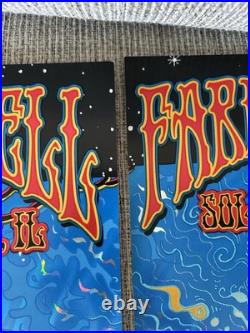 Grateful Dead GD50 Foil Triptych Poster Chicago, IL July 2015 Mike Dubois 50/500