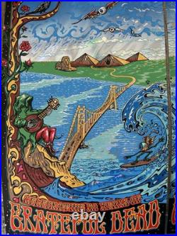 Grateful Dead GD50 Foil Triptych Poster Chicago, IL July 2015 Mike Dubois 50/500