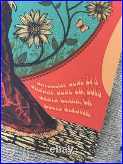 Grateful Dead GD50 Poster Levis, Santa Clara June 2015 Status Serigraph 25/2015
