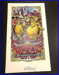 Grateful Dead (GD50) Set Of 3 AJ Masthay Fare Thee Well Chicago July 2015 Trey