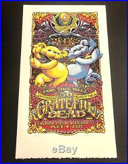 Grateful Dead (GD50) Set Of 3 AJ Masthay Fare Thee Well Chicago July 2015 Trey
