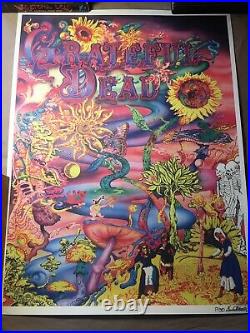 Grateful Dead Grown Poster Dan Herwitt Sunflowerform Limited 17/350 Signed & New